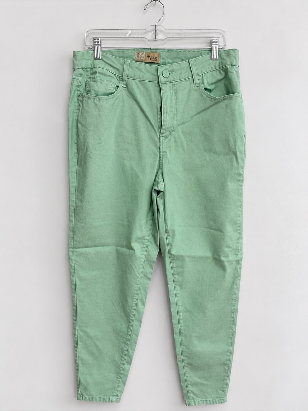 Hybrid & company Women's Mint Green Jeans - Classic Fit